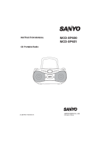 Sanyo MCD-XP631 - Owners Manual 